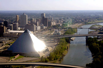 Hotel pirámide en Tennessee